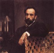 Valentin Serov Portrait of the Artist Isaac Levitan Germany oil painting artist